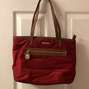 Red Michael Kors Purse
